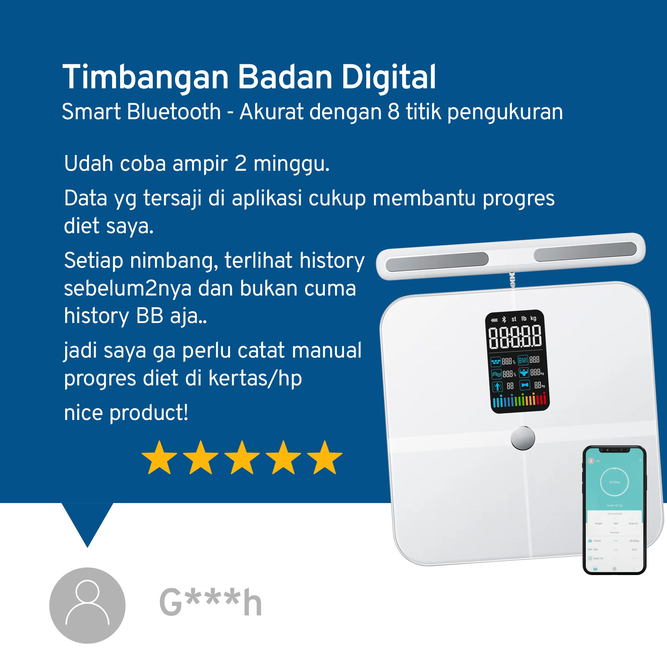 Timbangan Badan Smart Joil